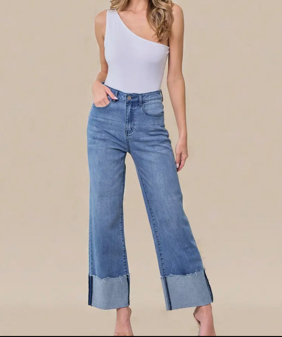 PREORDER: Cuffed Bf Denim